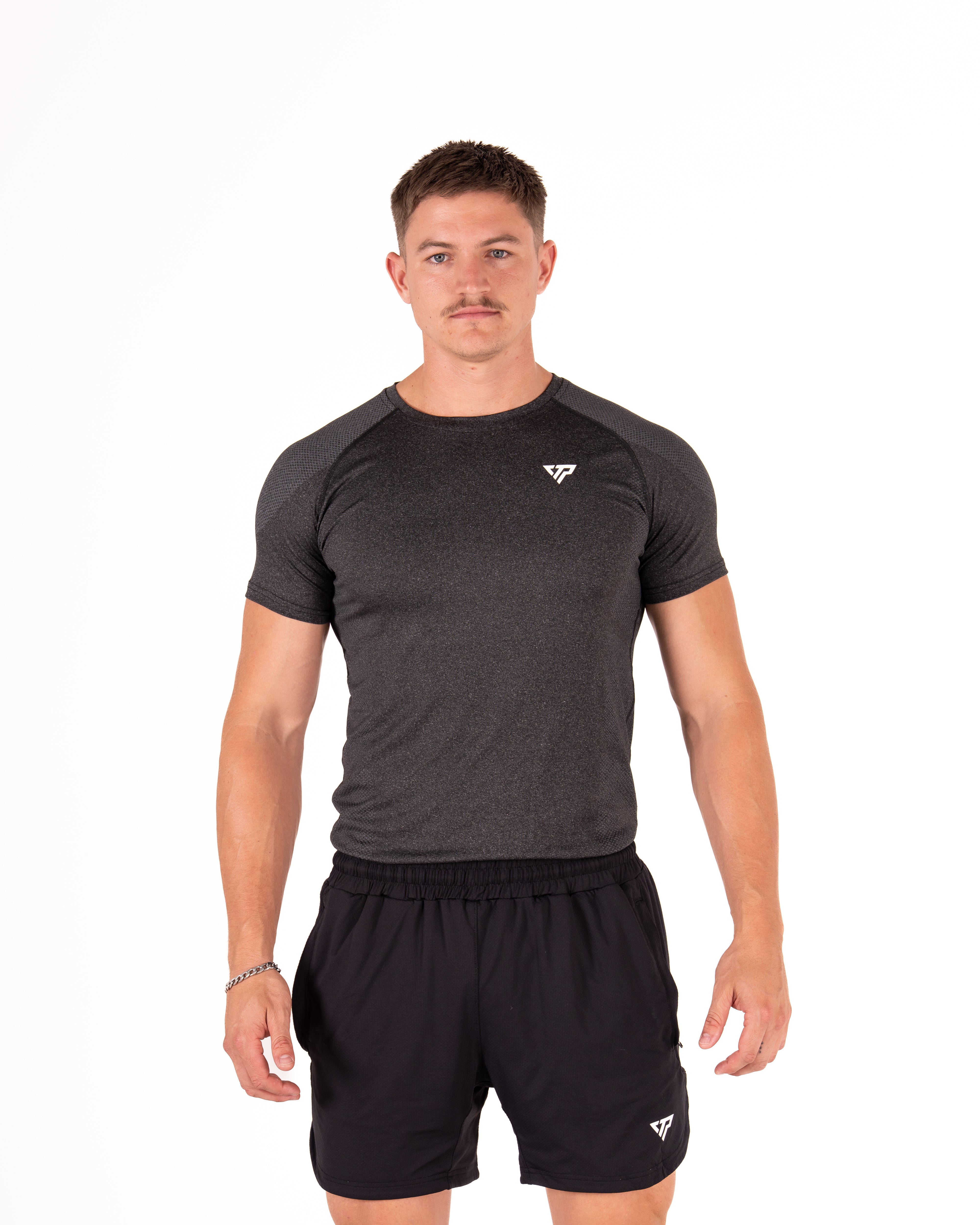 KTP MEN'S ULTRA FIT TEE - BLACK